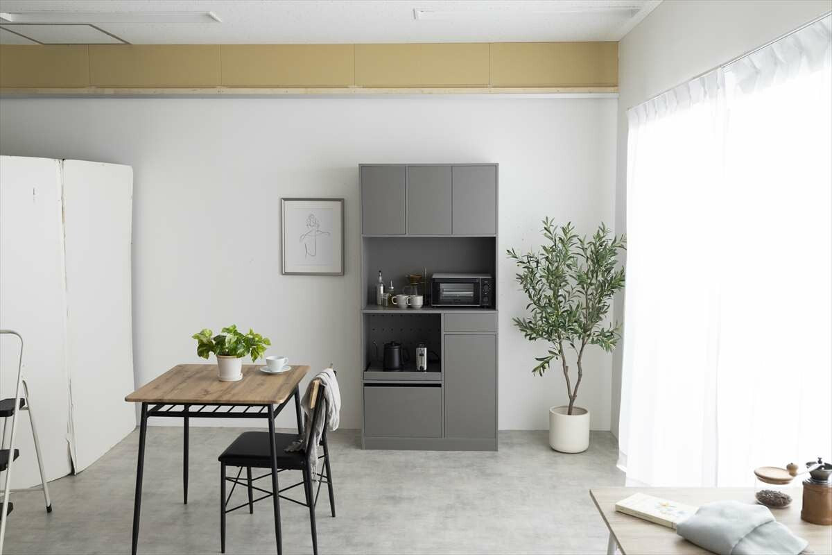 【幅88cm】Conina 食器棚