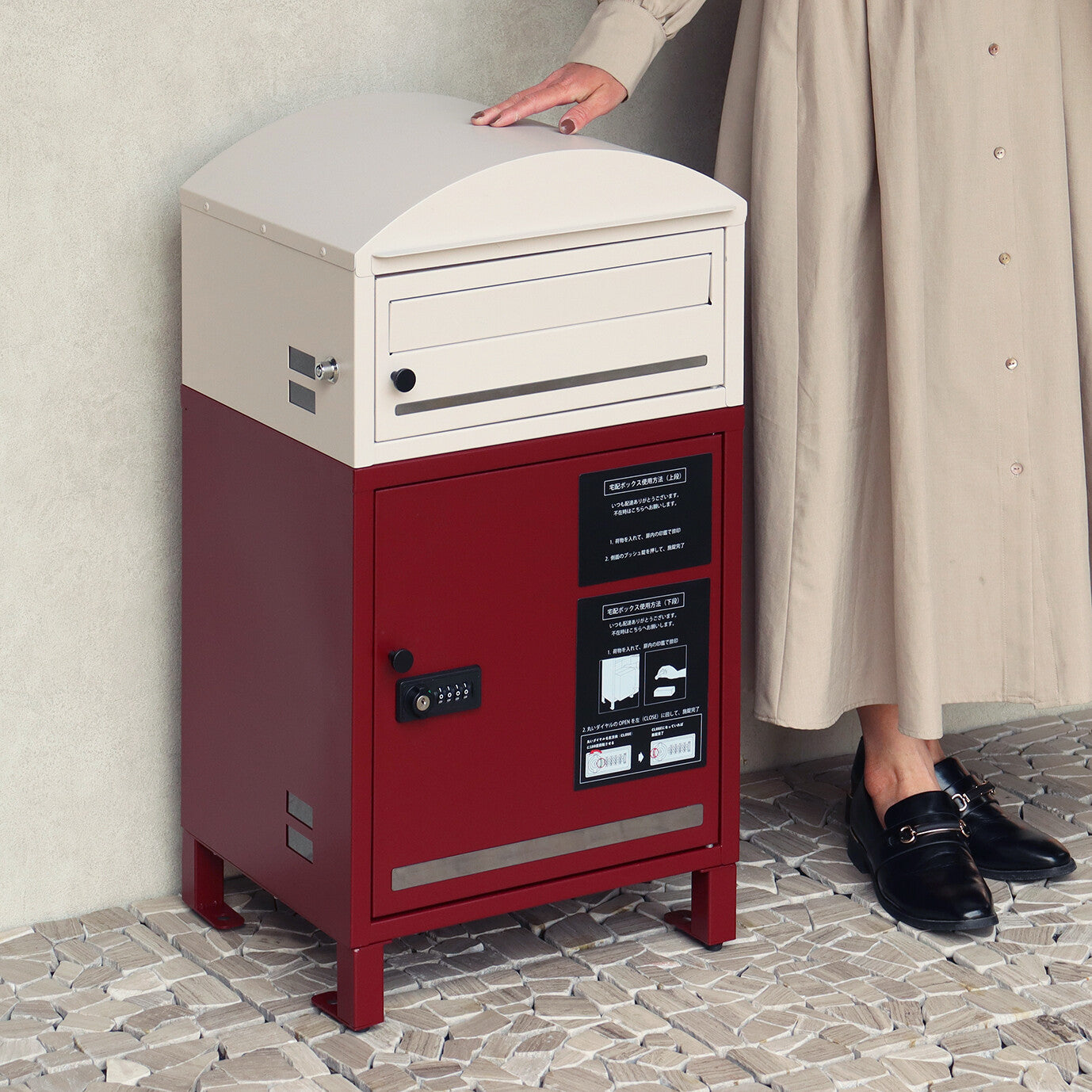 宅配ボックス付ポスト　Remo-レーモ-