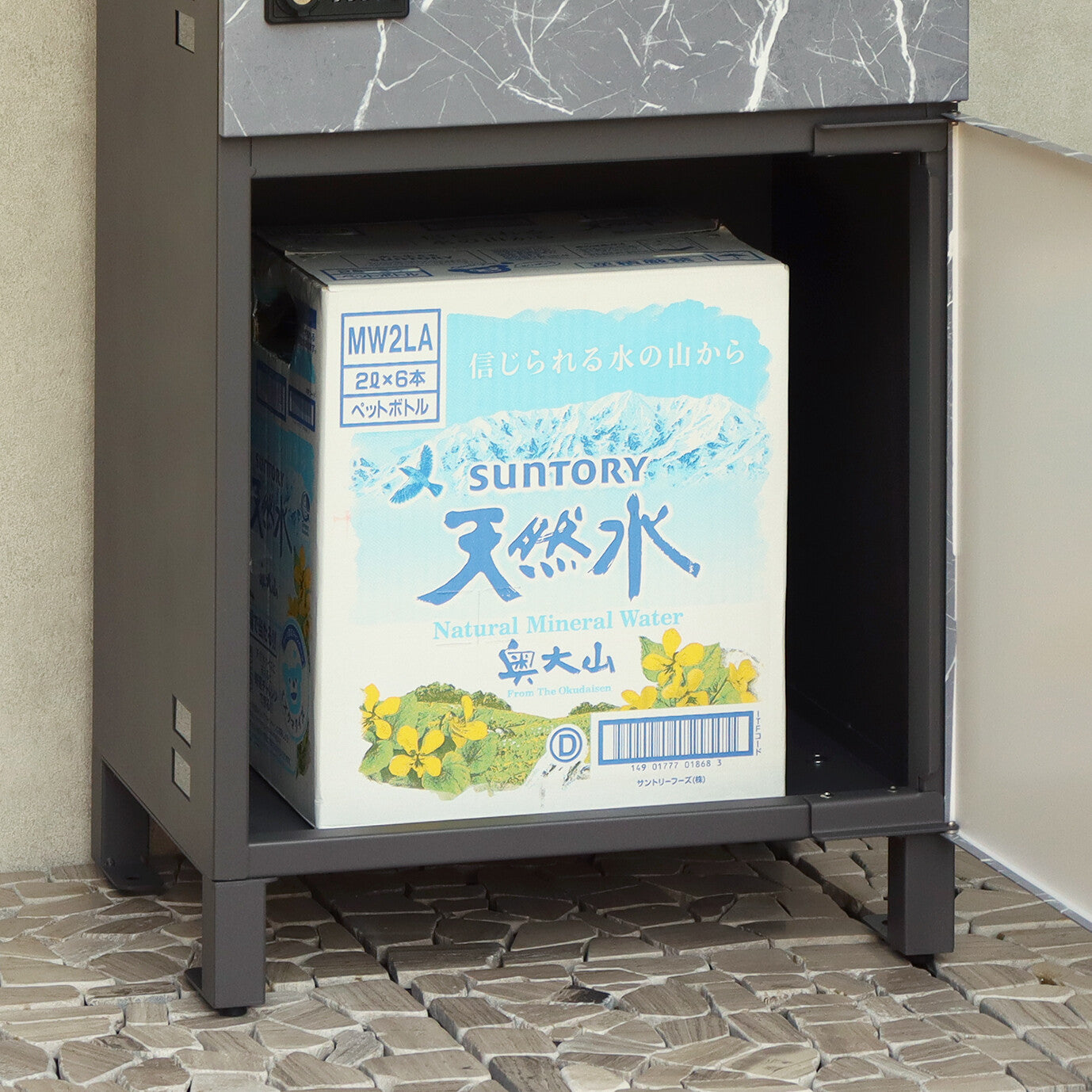 宅配ボックス付ポスト　Pietro-ピエトロ-　宅配2段タイプ