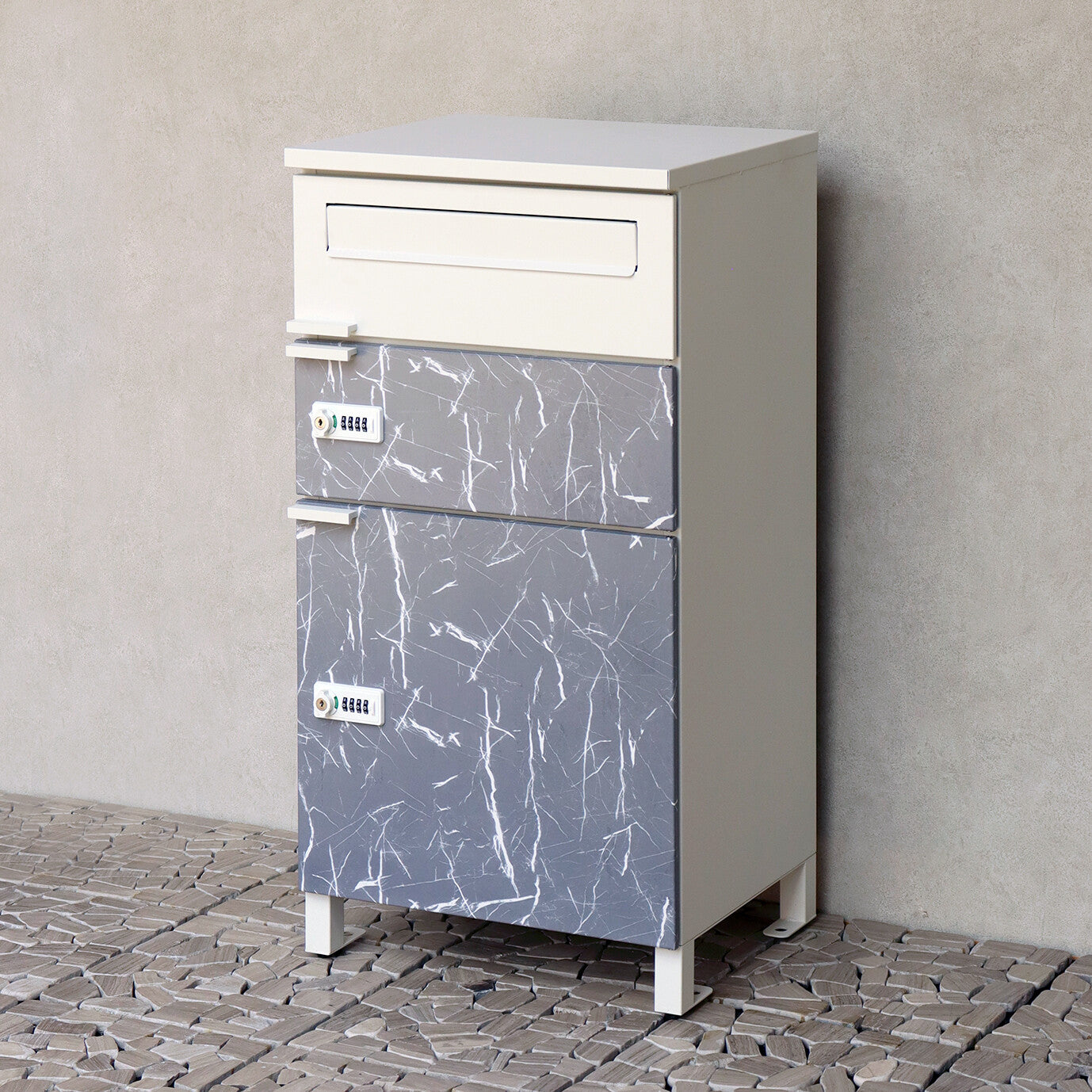 宅配ボックス付ポスト　Pietro-ピエトロ-　宅配2段タイプ