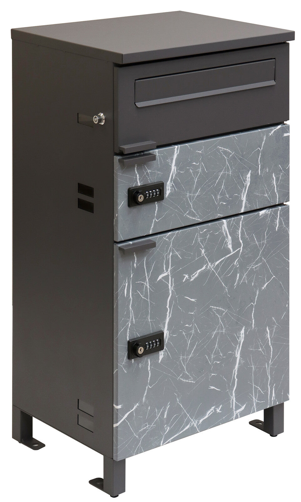 宅配ボックス付ポスト　Pietro-ピエトロ-　宅配2段タイプ