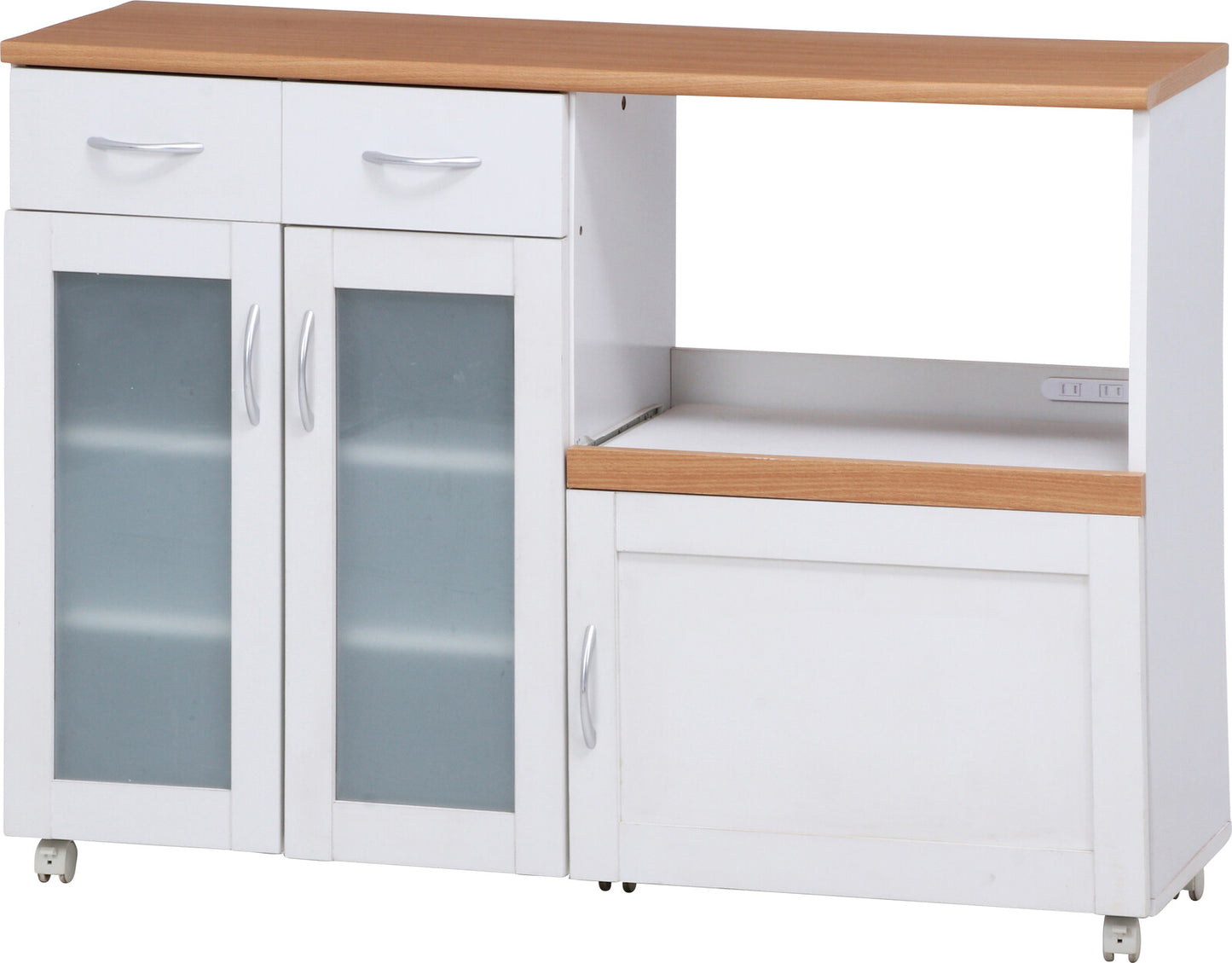 キッチンカウンター サージュ WH×NA 120幅　