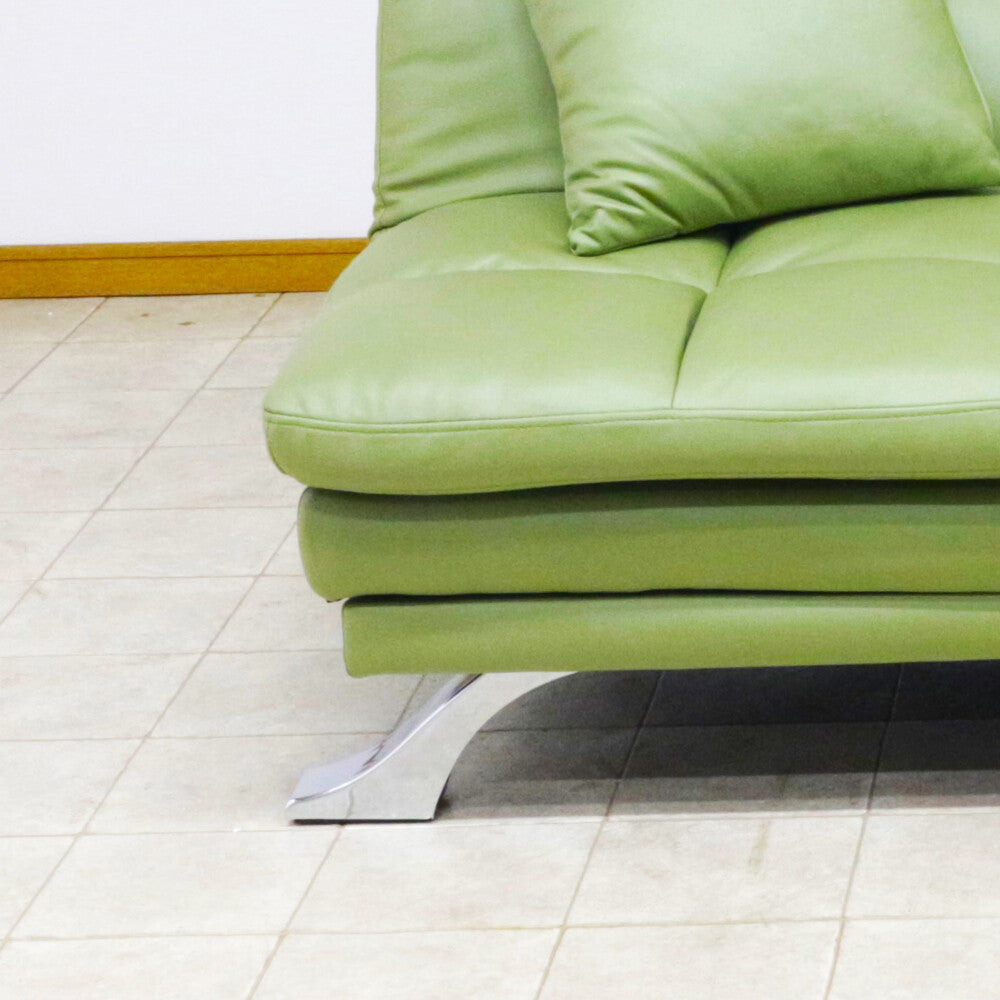 ソファベッド 3WAY ファブリックレザー クッション付き  シンプル お掃除ロボット対応可