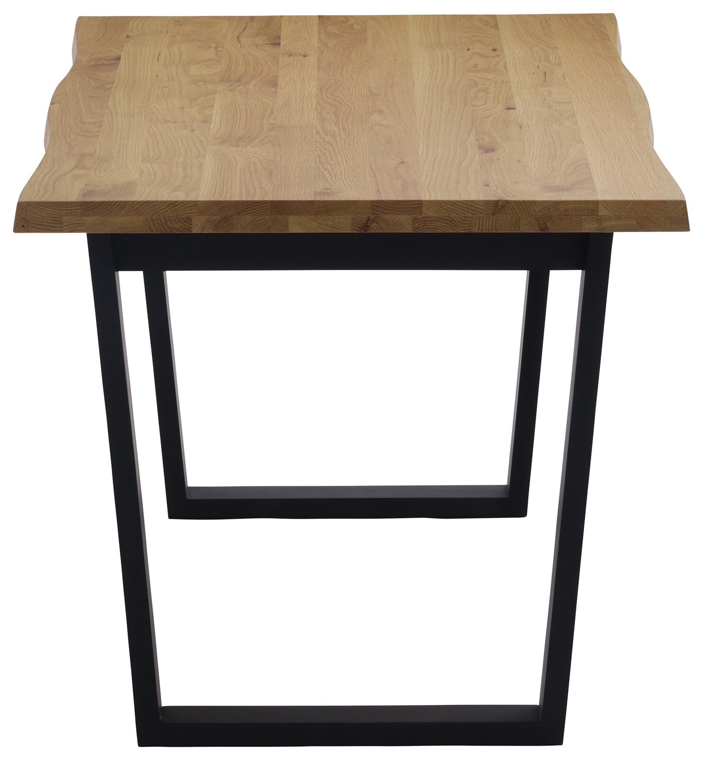 ダイニングテーブル ザック オーク無垢天板 ライブエッジ風カット