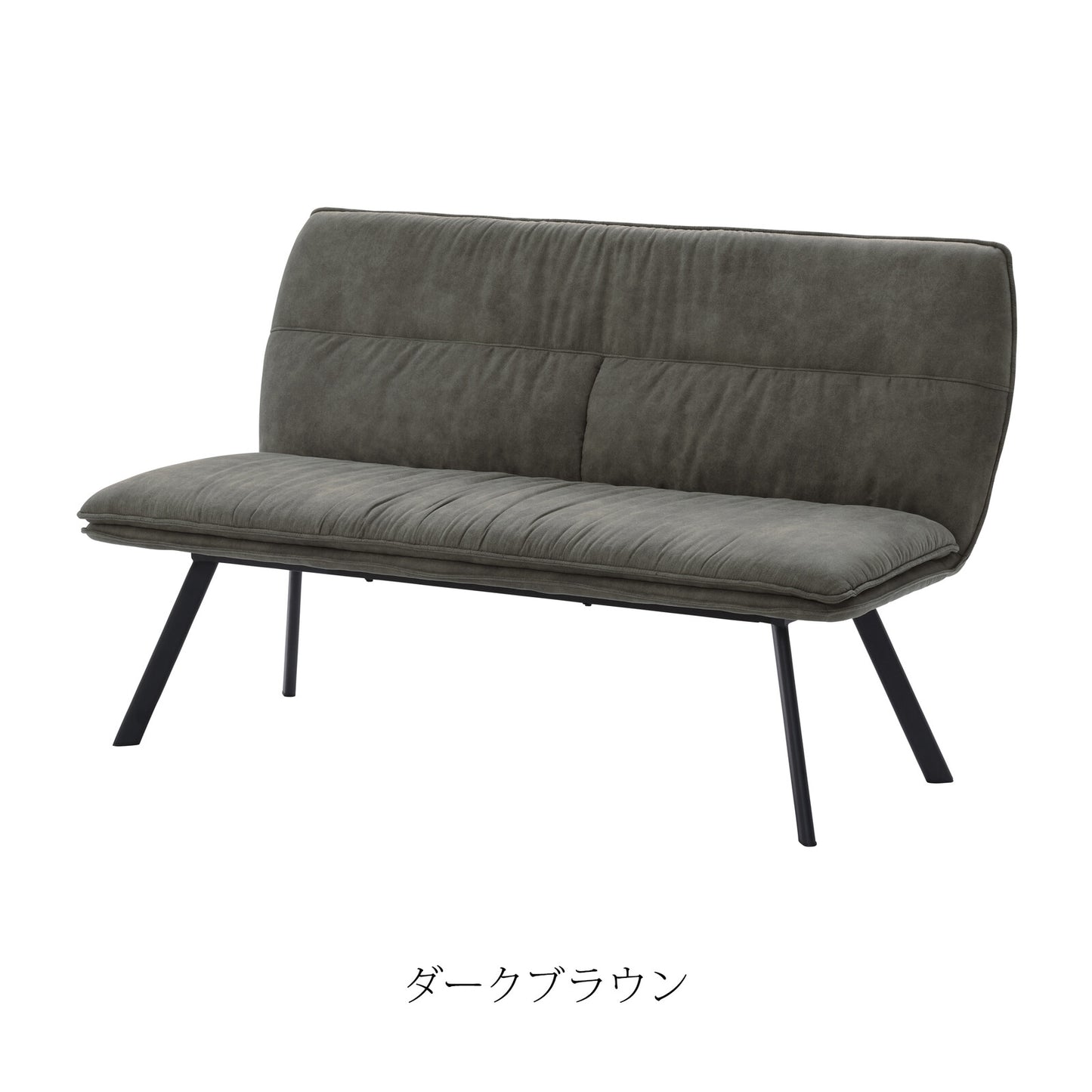 ❸－❷背付きベンチ バード PVC張り