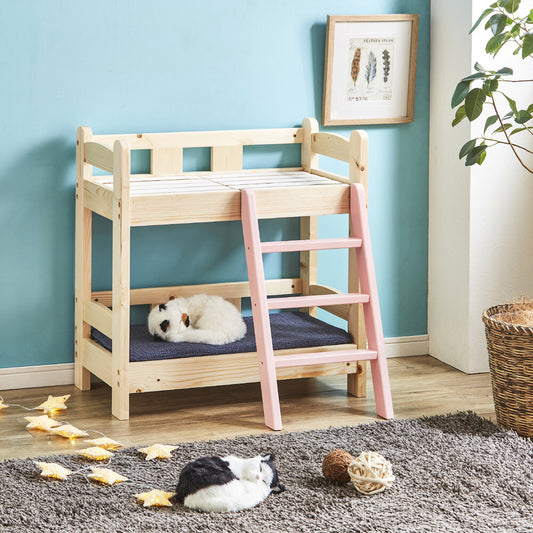 ペットベッド 北欧 パイン材 ベッド ペット家具 ペット用品 2段