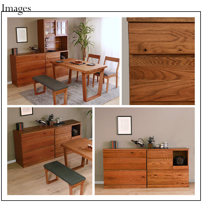 世界に一つだけのキッチンキャビネット ブラウン