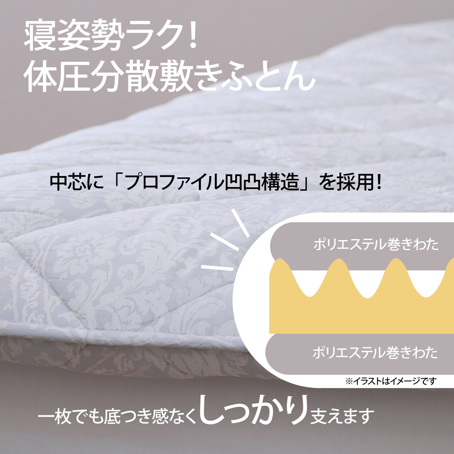 nishikawa【西川】 羽毛入り布団3点セット(羽毛入掛ふとん・軽量敷ふとん・まくら）