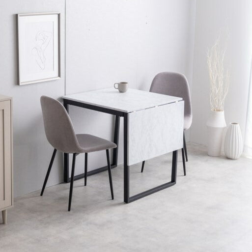 【3点セット】Orca 伸縮式ダイニングテーブル+チェア2脚