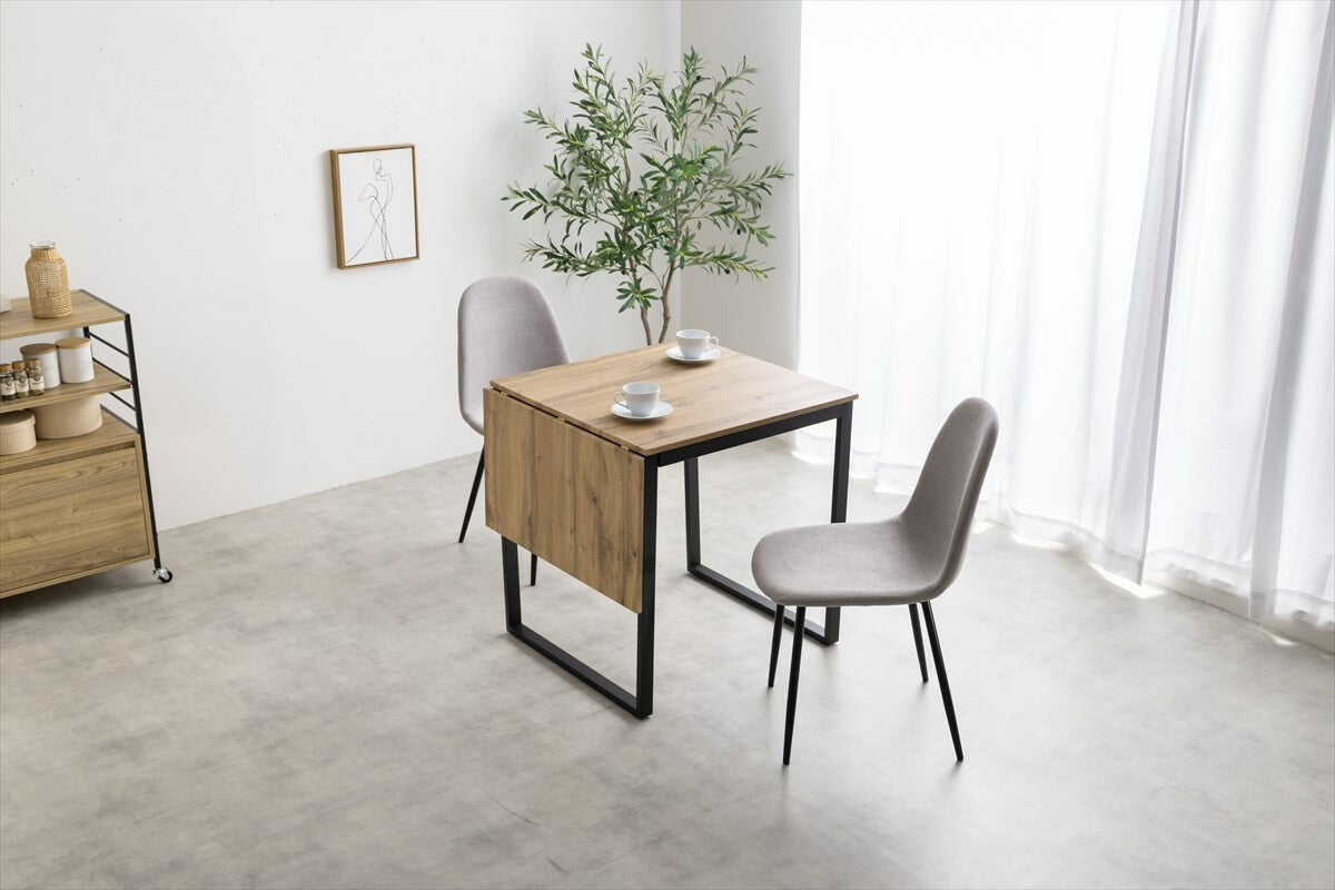 【3点セット】Orca 伸縮式ダイニングテーブル+チェア2脚