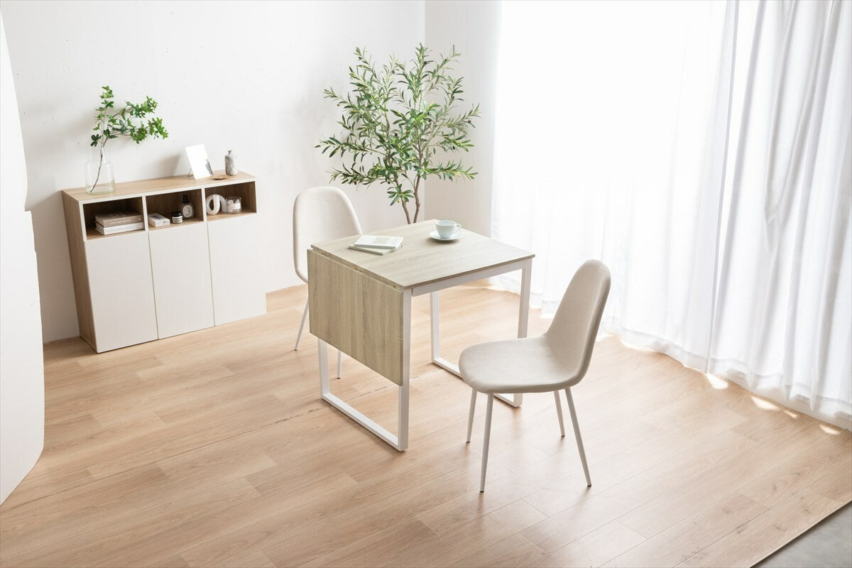 【3点セット】Orca 伸縮式ダイニングテーブル+チェア2脚