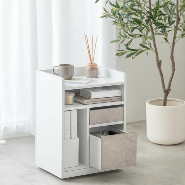 【幅42cm】Piilo キャスター付き収納ワゴン