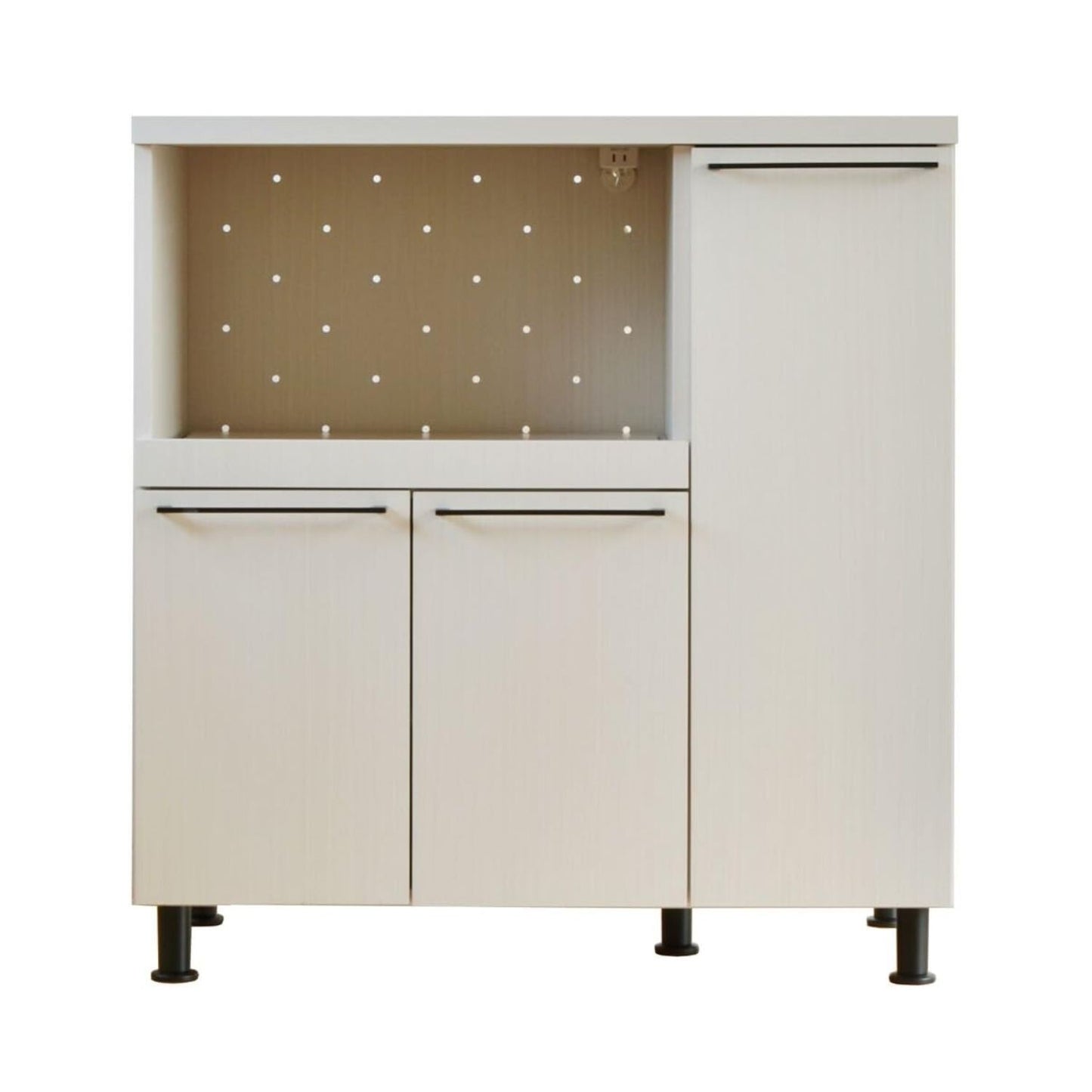 【日本製】 キッチンカウンター レンジ台 幅90cm ブルックリンスタイル