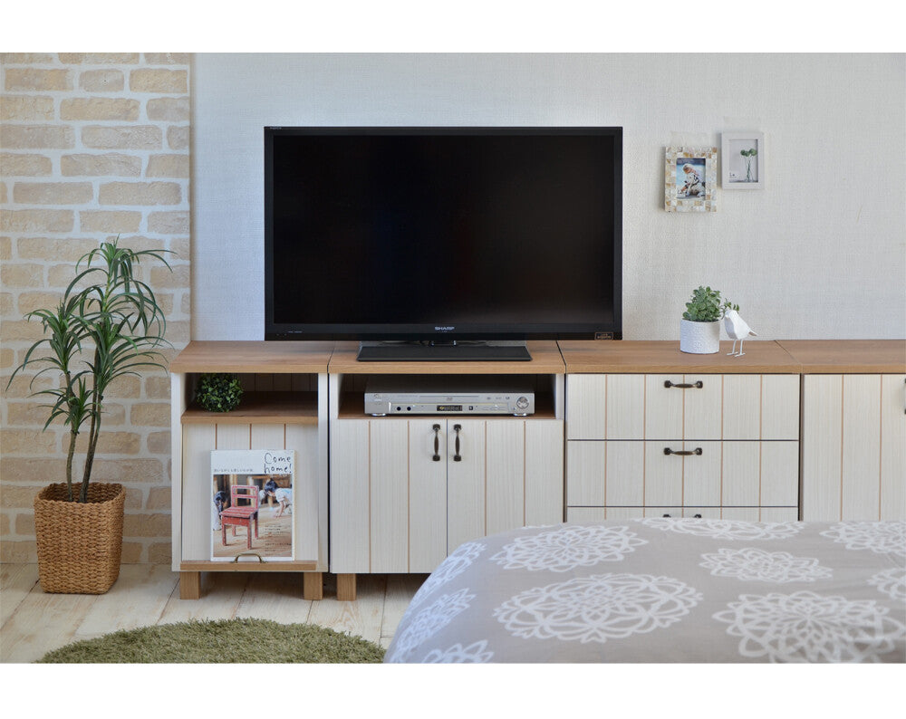 【日本製】 キャビネット 幅60cm サイドキャビネット カントリー