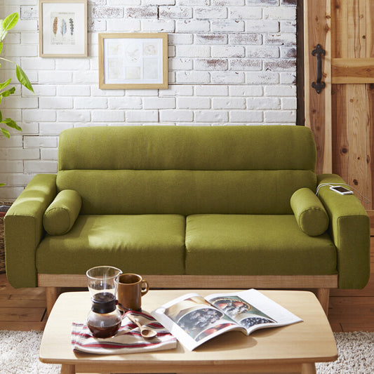 ソファ 2人掛け コンセント付き