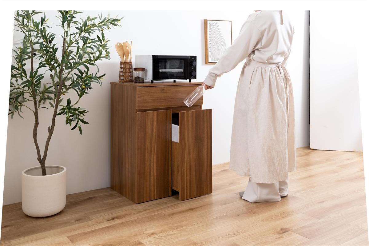 【幅56cm】Basurero ゴミ箱付きキッチンカウンター