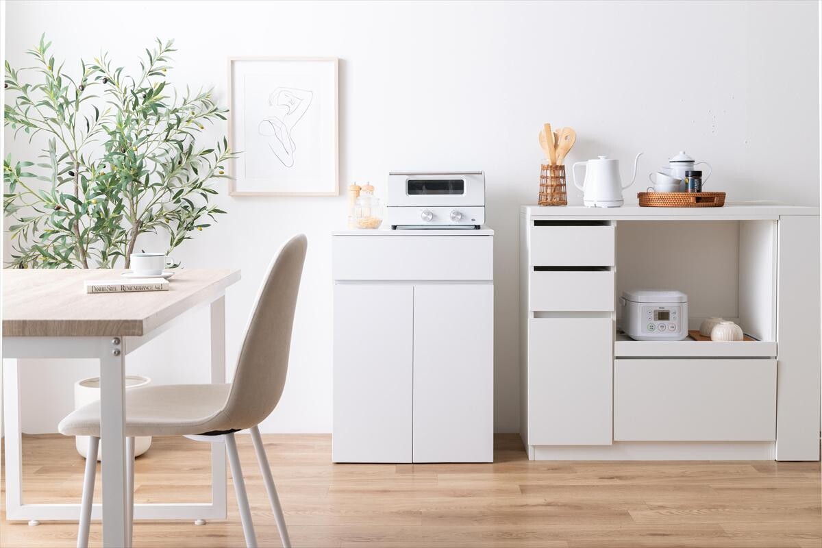 【幅56cm】Basurero ゴミ箱付きキッチンカウンター