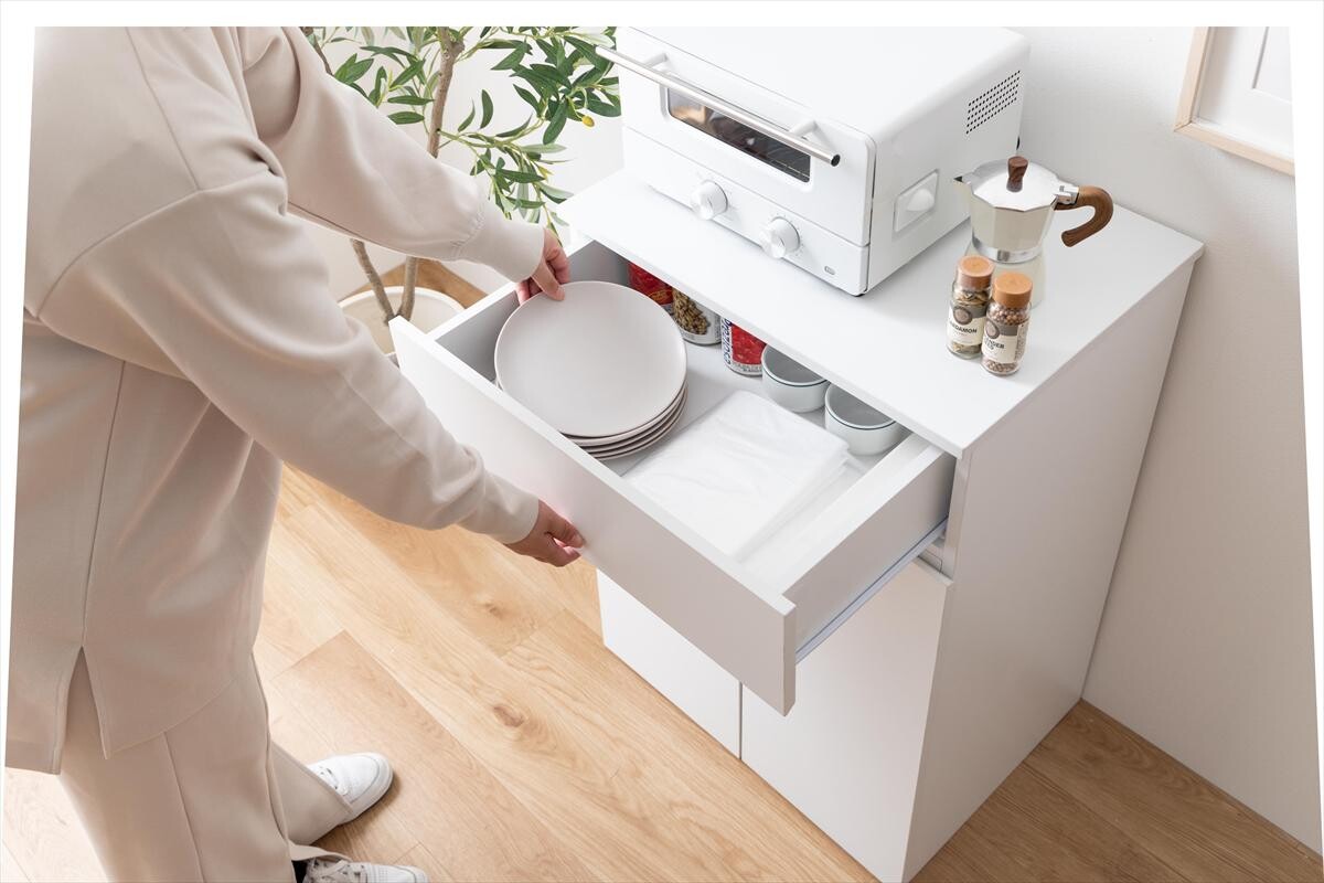 【幅56cm】Basurero ゴミ箱付きキッチンカウンター