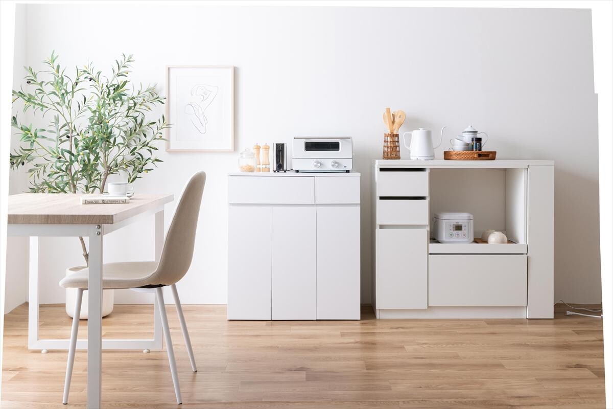 【幅75cm】Basurero ゴミ箱付きキッチンカウンター