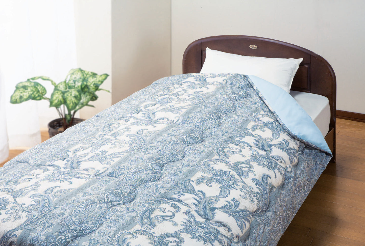 日本製 抗菌防臭加工洗える合掛け布団 シングル ダブル