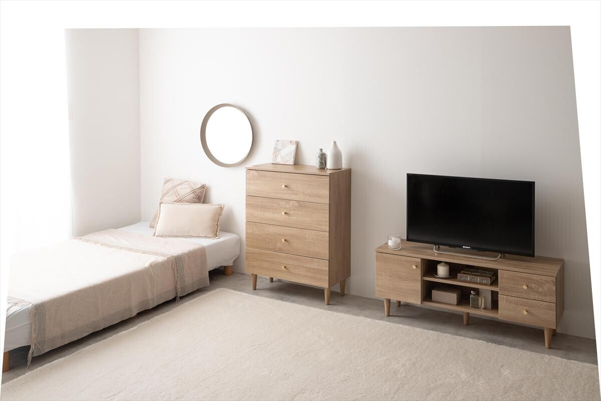 【幅65cm】Lucas 脚付きチェスト