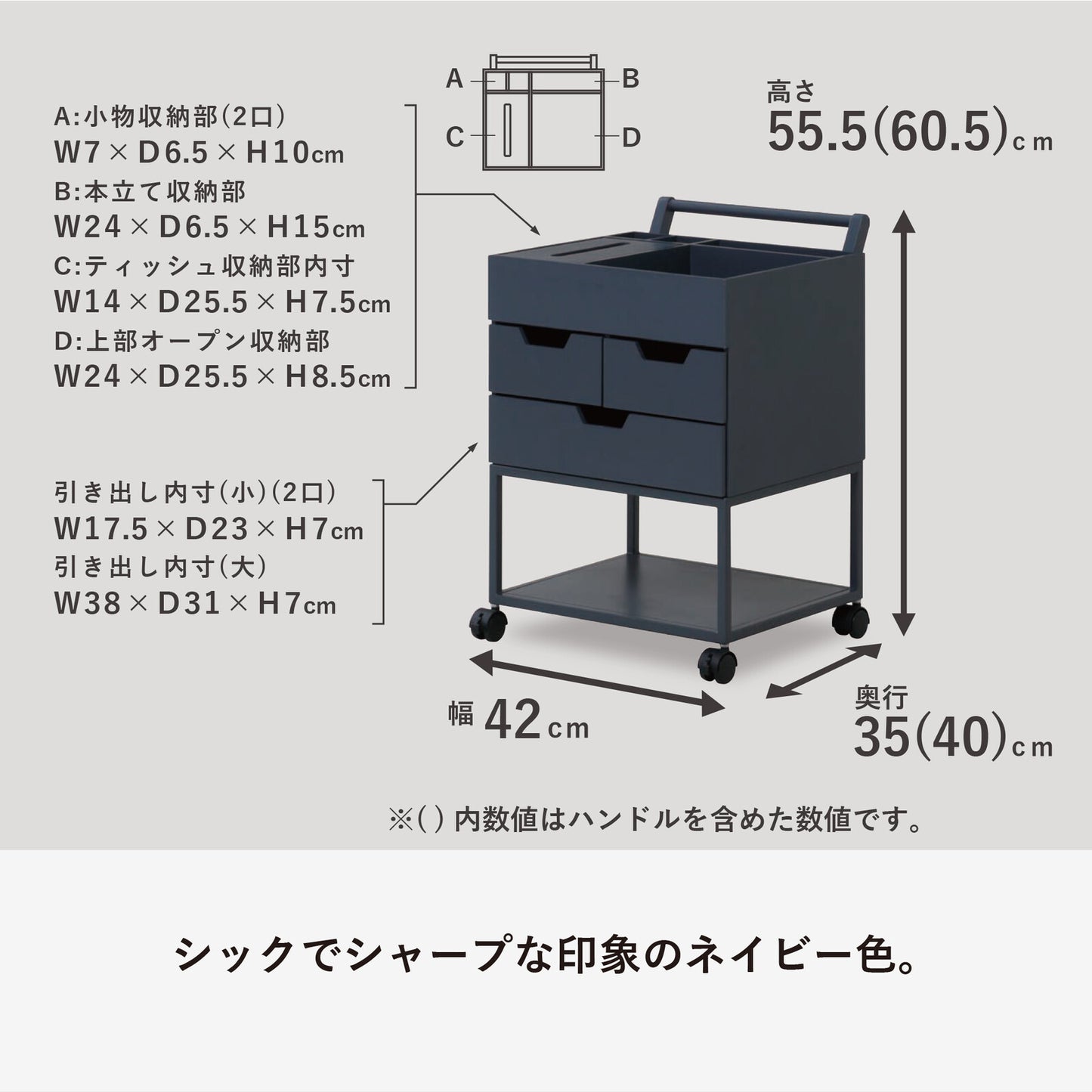 忘れ物防止ワゴン