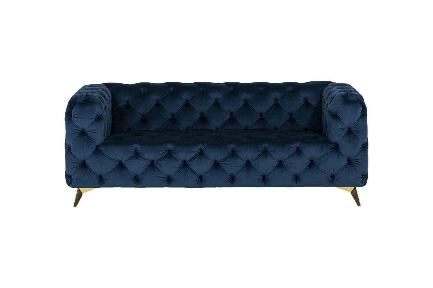 3人掛けソファ ブルー　