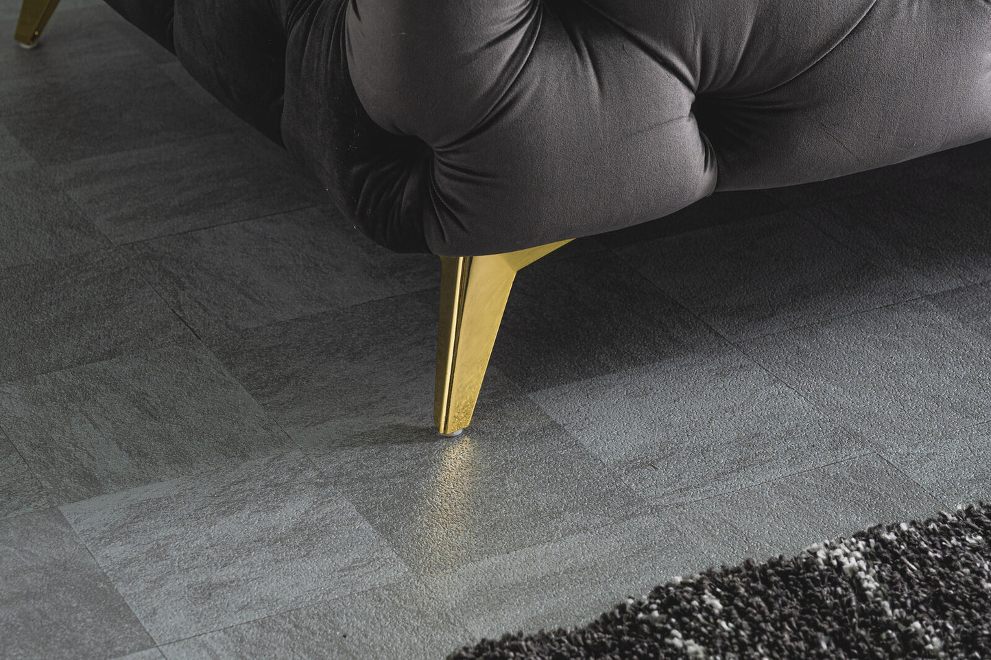 3人掛けソファ ブルー　