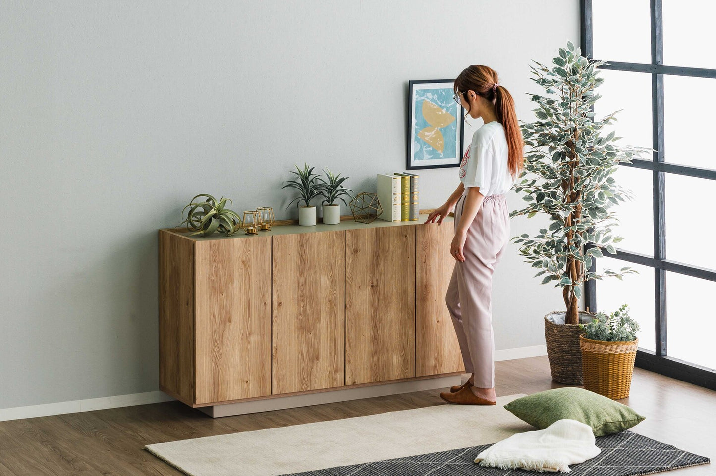 日本製　3サイズ対応 　幅150サイドボード