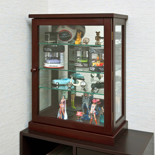 【背面ミラー仕様】コレクションケース タテ DBR/WW