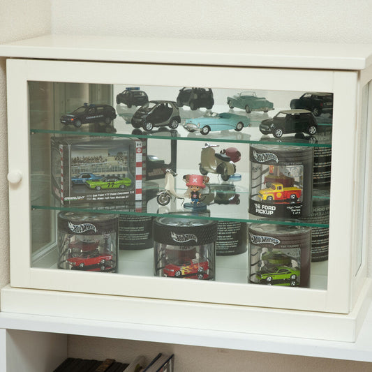 【背面ミラー仕様】コレクションケース ヨコ DBR/WW