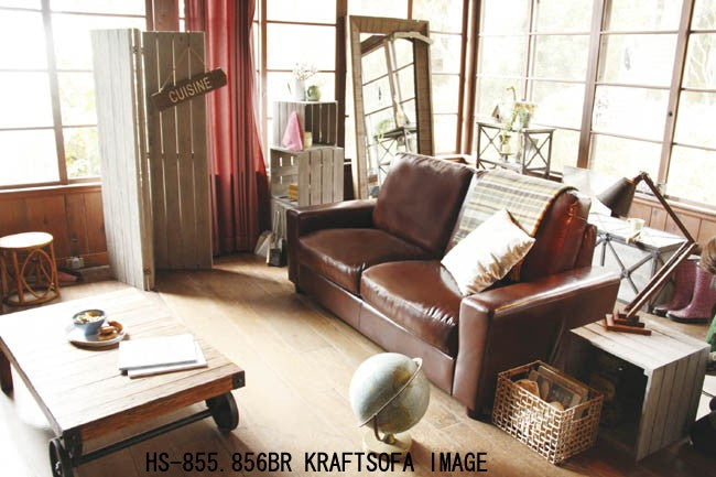 クラフトヴィンテージスタイル ソファ ソファー 2人掛け 2P 二人掛ソファ