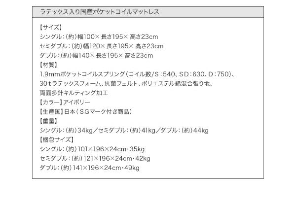 工具いらずの組み立て・分解簡単収納ベッド Lacomita ラコミタ