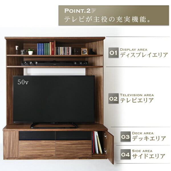 大型テレビ対応ハイタイプコーナーテレビボード city angle シティアングル