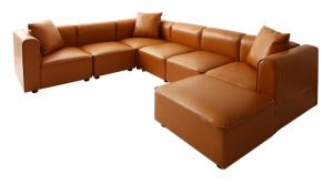 レイアウト自由自在大型L字ヴィンテージデザインコーナーソファ ELCROW エルクロウ