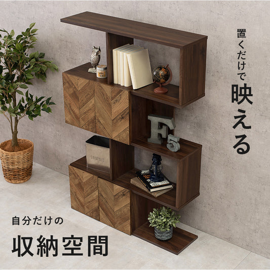 扉付きオープンラック-RCC/4段タイプ