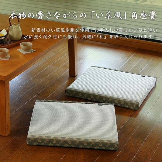 水拭きできる 畳風座布団 祇園