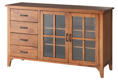 キャビネット 食器棚 カップボード チェスト 4段 木製チェスト 木製 キッチン収納