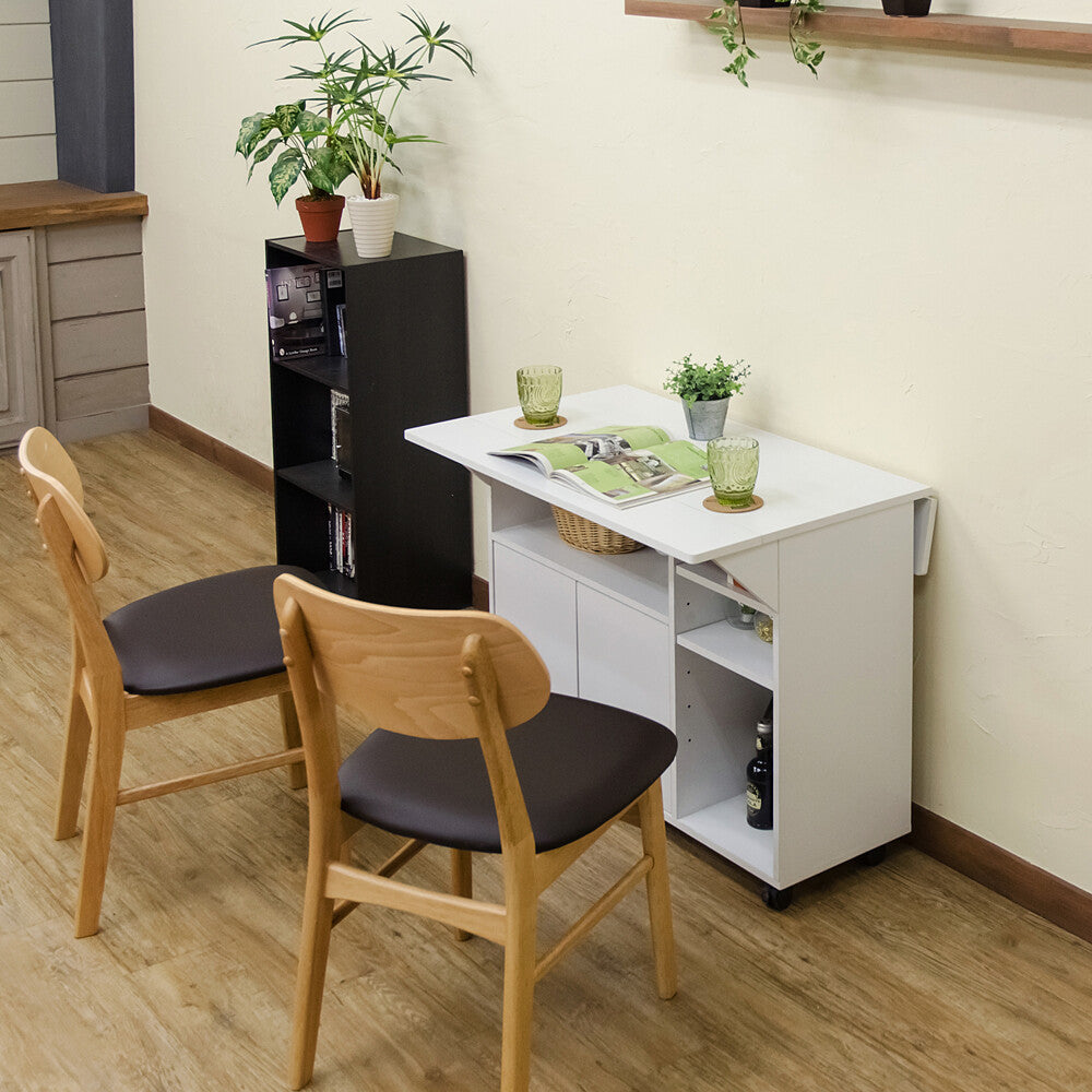 バタフライカウンターテーブル90幅 WAL/WH/NA