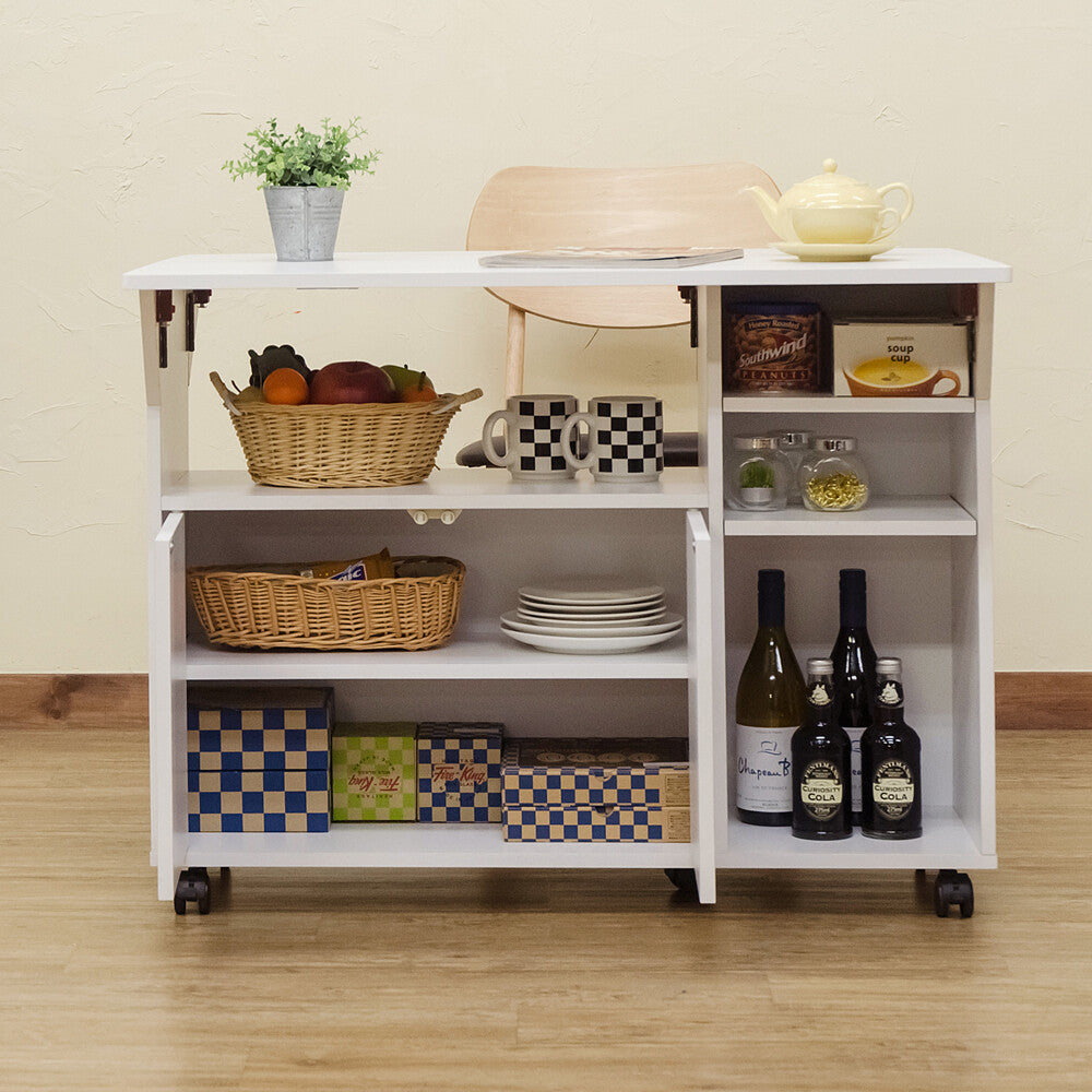 バタフライカウンターテーブル90幅 WAL/WH/NA