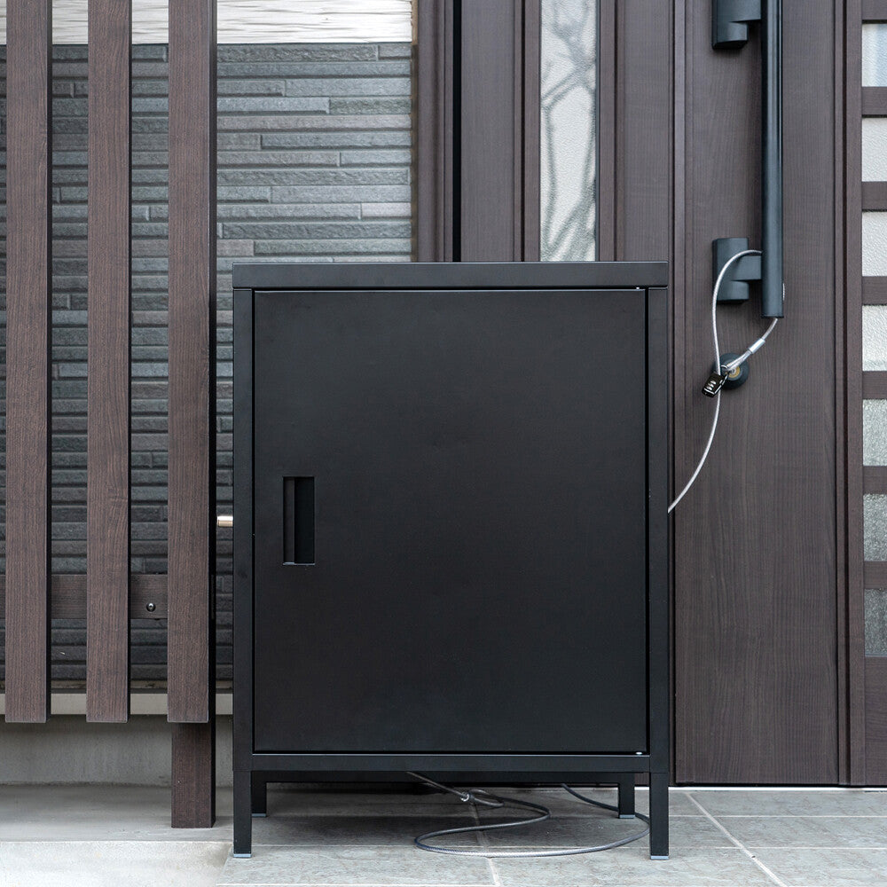 DELIO宅配ボックス大容量1ドア BK/WH/BR/GN