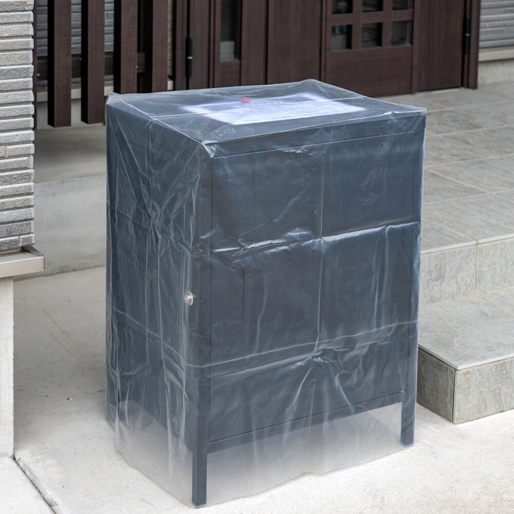 DELIO宅配ボックス大容量1ドア BK/WH/BR/GN