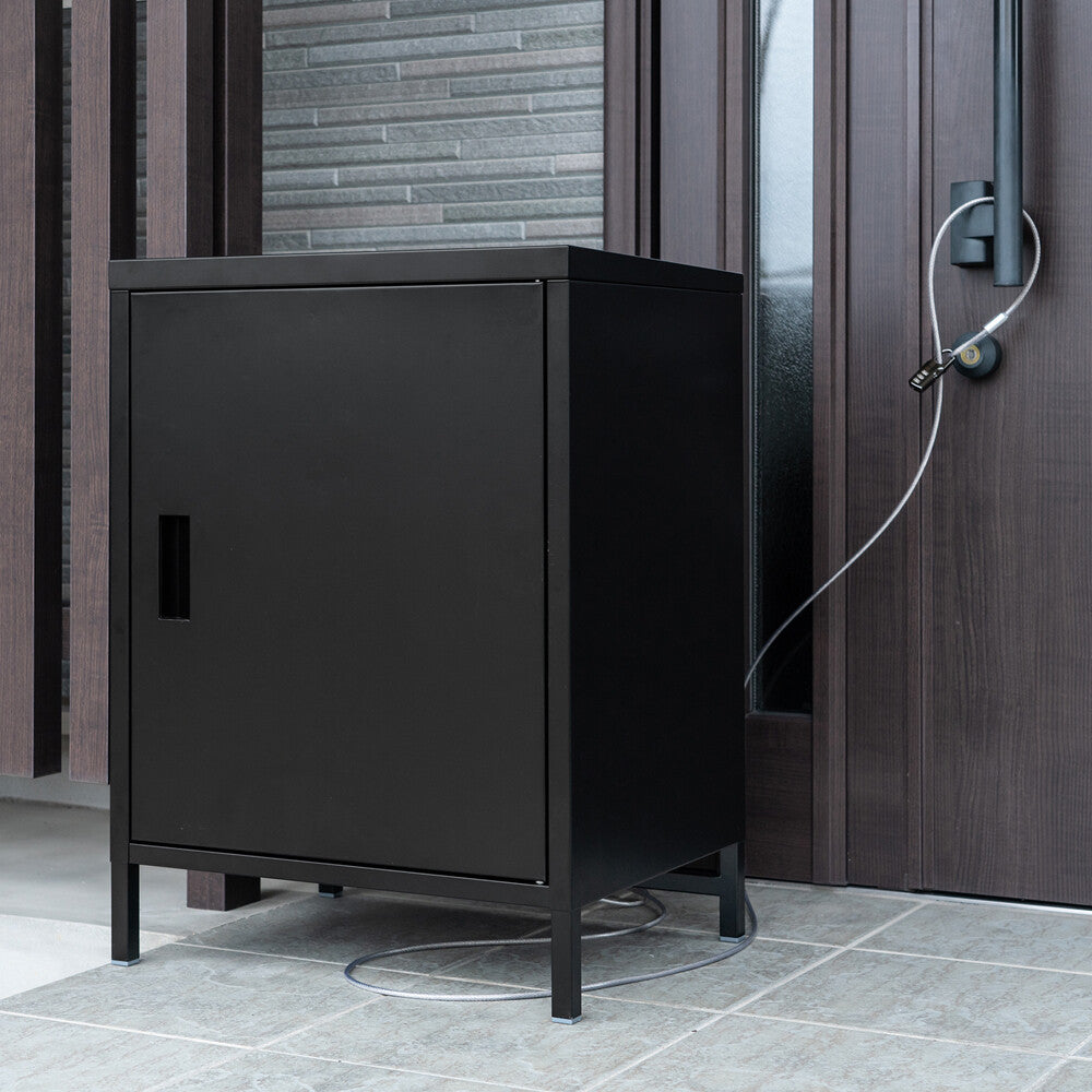 DELIO宅配ボックス大容量1ドア BK/WH/BR/GN