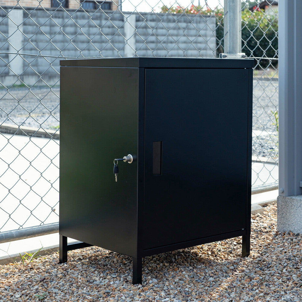 DELIO宅配ボックス大容量1ドア BK/WH/BR/GN