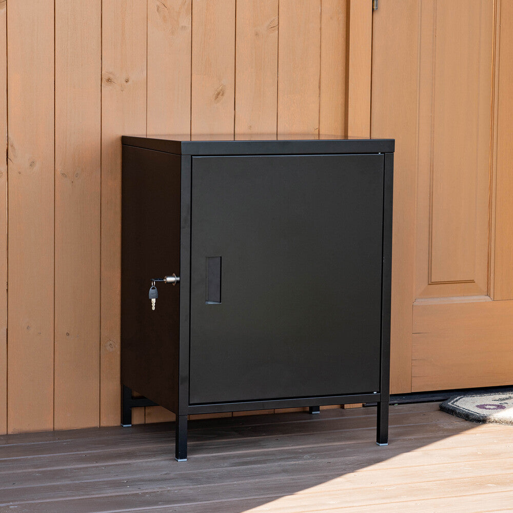 DELIO宅配ボックス大容量1ドア BK/WH/BR/GN