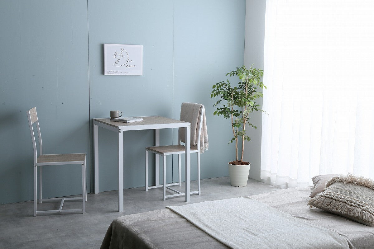 【3点セット】 Cary 幅70cmテーブル+チェア2脚