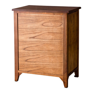 キャビネット 天然木 アンティーク スリム 省スペース 収納 扉付き 棚付き ガラス扉