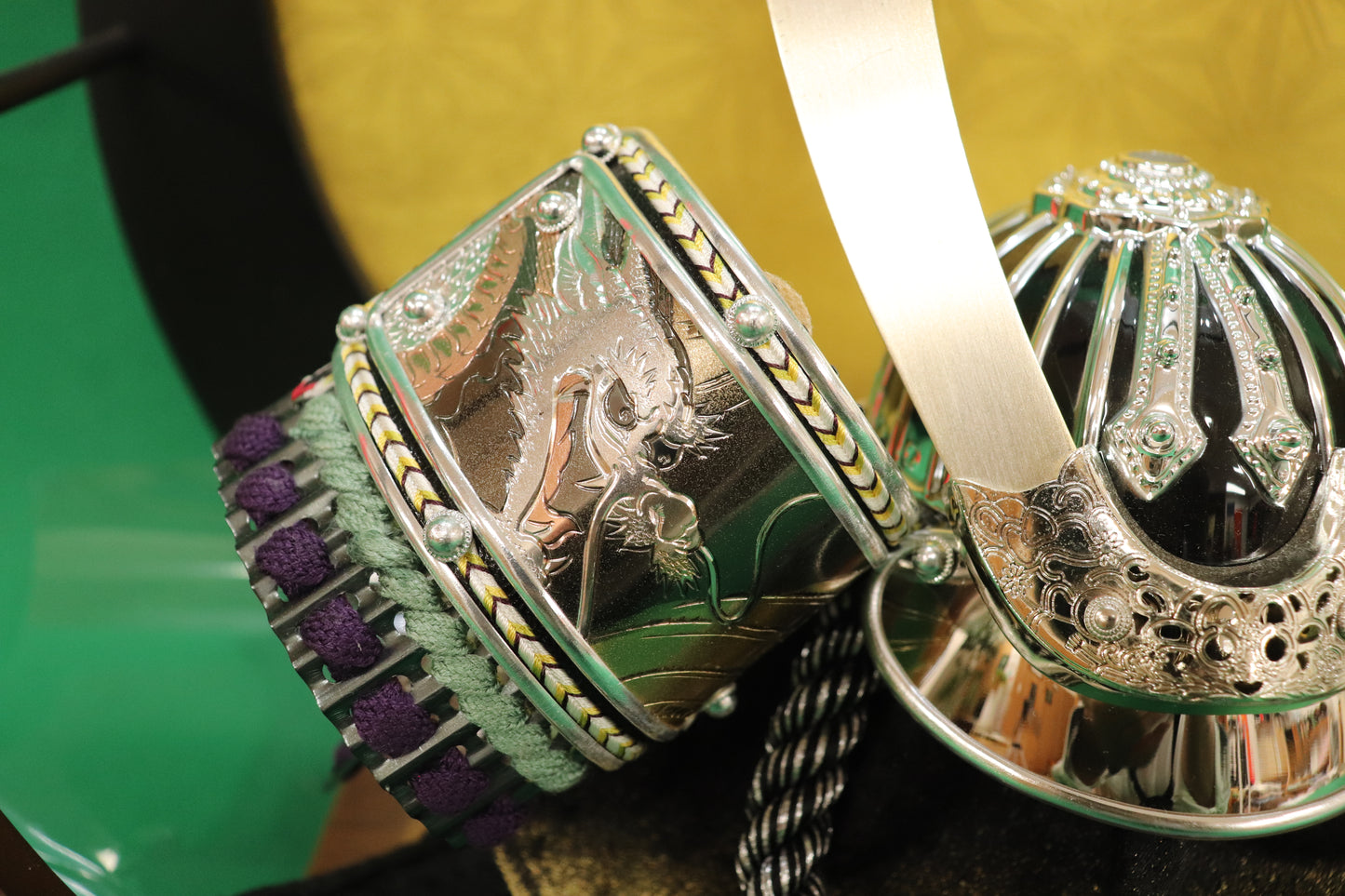 兜平飾り五月人形セット (37cm×17cm×37cm)【送料無料】