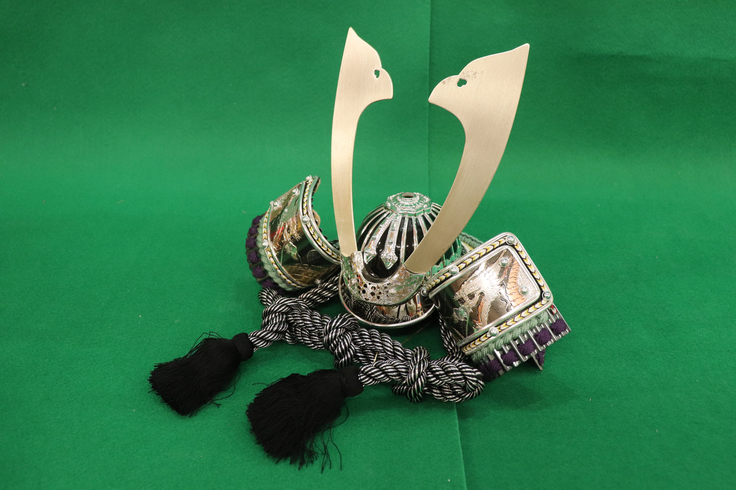 兜平飾り五月人形セット (37cm×17cm×37cm)【送料無料】