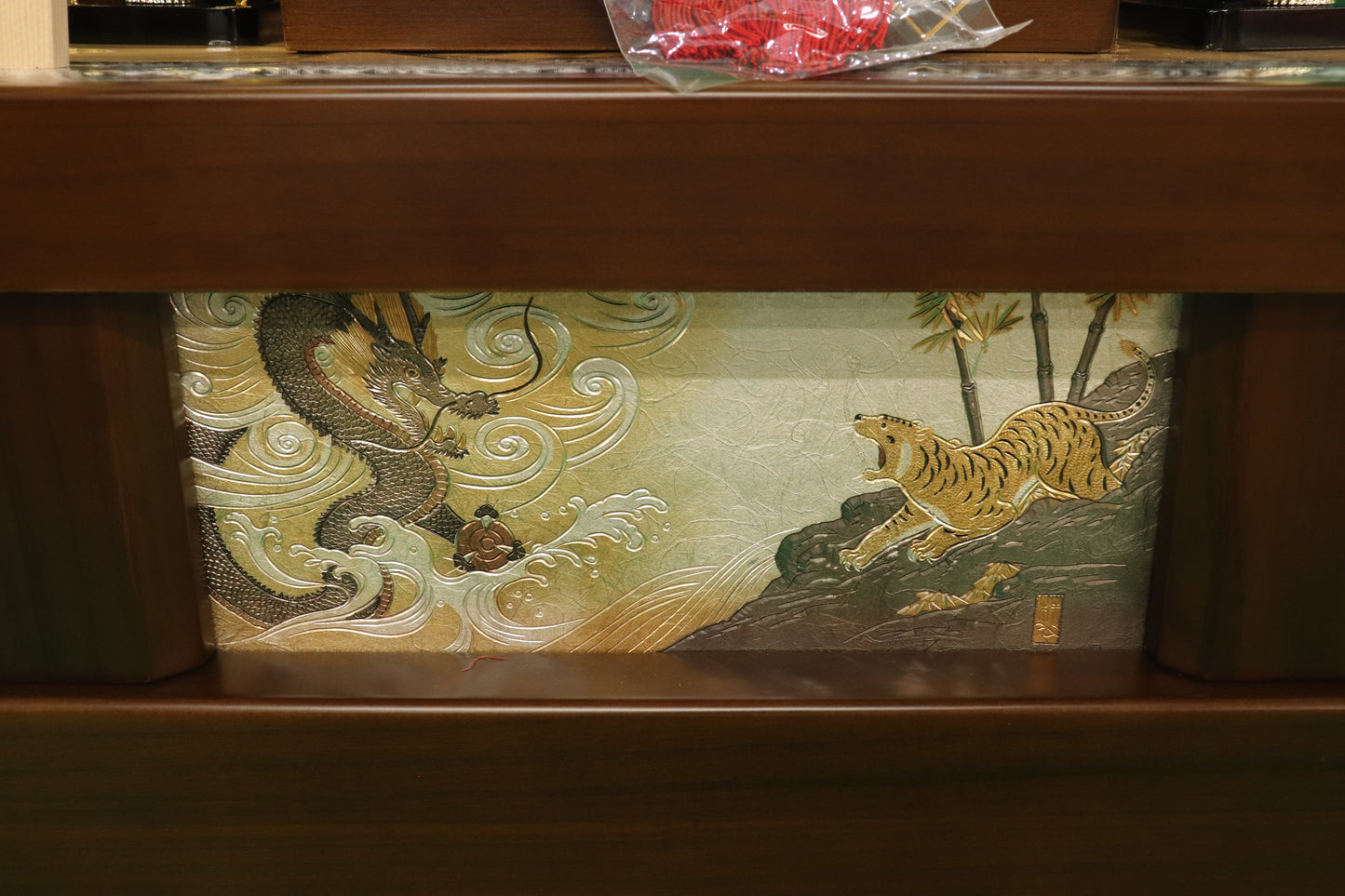 兜平飾り収納五月人形セット (50cm×40cm×62cm)